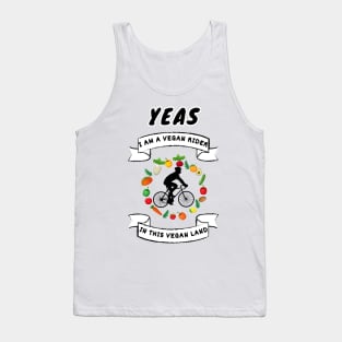 Yeas I'm a vegan rider| Portland rider Tank Top